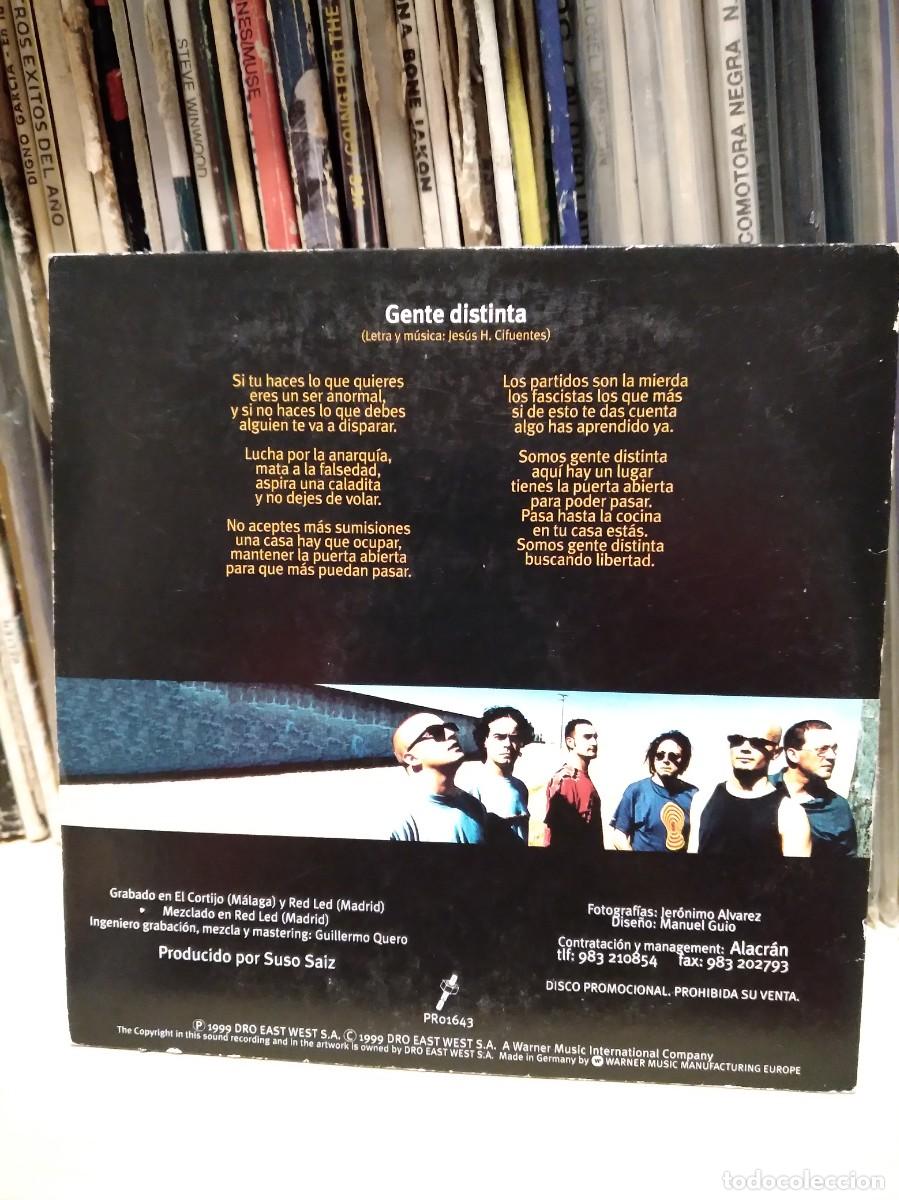 CDs de m&uacute;sica: Celtas Cortos-Gente Distinta-Cd Single Promo- - Foto 2