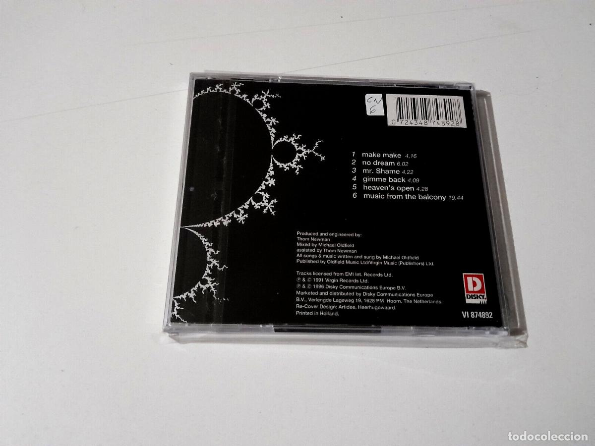 CDs de m&uacute;sica: MICHAEL OLDFIELD &rdquo;HEAVENS OPEN&rdquo; CD 6 TRACKS COMO NUEVO - Foto 2