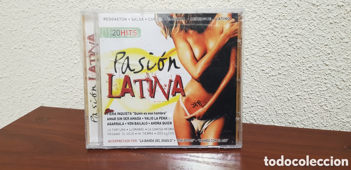 CDs de m&uacute;sica: CD PASI&Oacute;N LATINA (PRECINTADO) - Foto 1