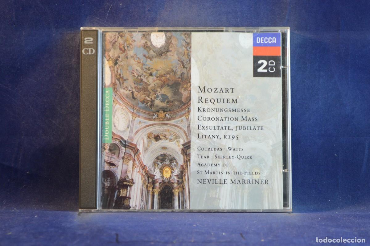 CDs de m&uacute;sica: MOZART - REQUIEM - ASMIF MARRINER - 2 CD - Foto 1