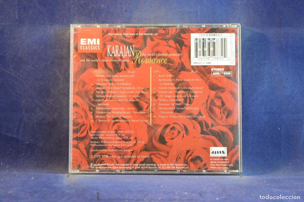CDs de m&uacute;sica: KARAJAN - ROMANCE - 2 CD - Foto 2