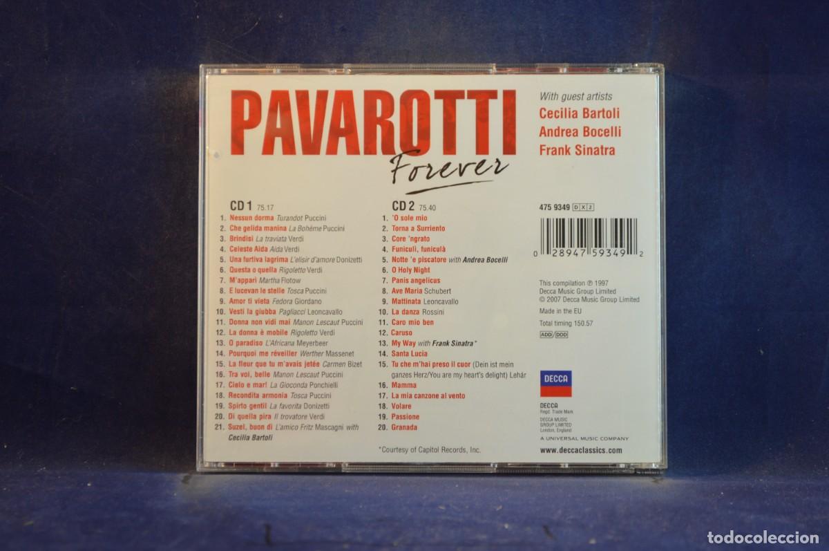 CDs de m&uacute;sica: PAVAROTTI &ndash; PAVAROTTI FOREVER - 2 CD - Foto 2