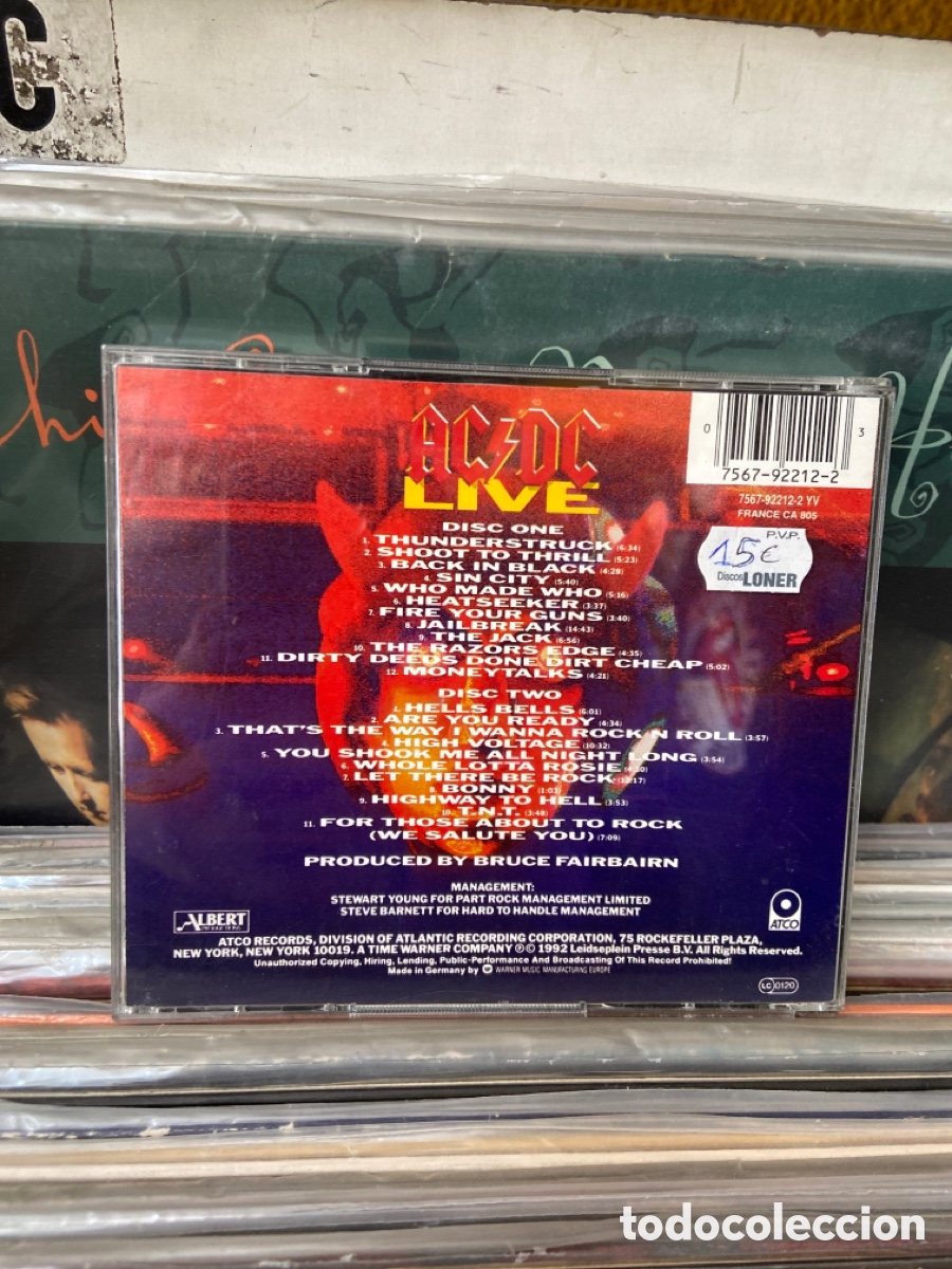 CDs de m&uacute;sica: AC dc Live 2 cds - Foto 2