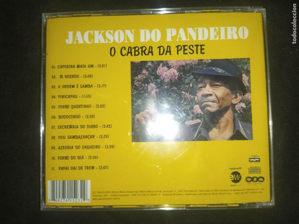 CDs de m&uacute;sica: Jackson Do Pandeiro &ndash; O Cabra Da Peste CD - Foto 3