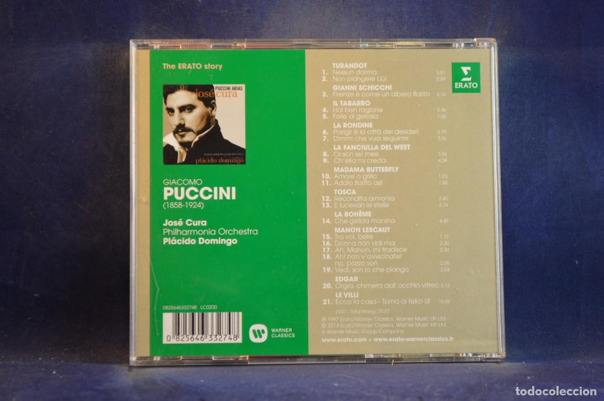 CDs de m&uacute;sica: PUCCINI - ARIAS JOSE CURA - CD - Foto 2