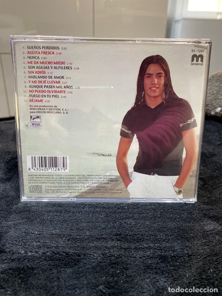 CDs de m&uacute;sica: CD CARLOS POVEDA. SUE&Ntilde;OS PERDIDOS. - Foto 2