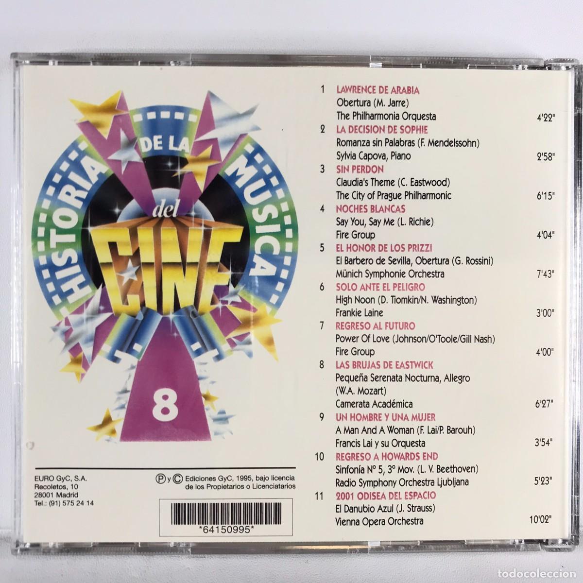 CDs de m&uacute;sica: Various ● Historia De La M&uacute;sica Del Cine 8 ● CD, Compilation - Foto 3