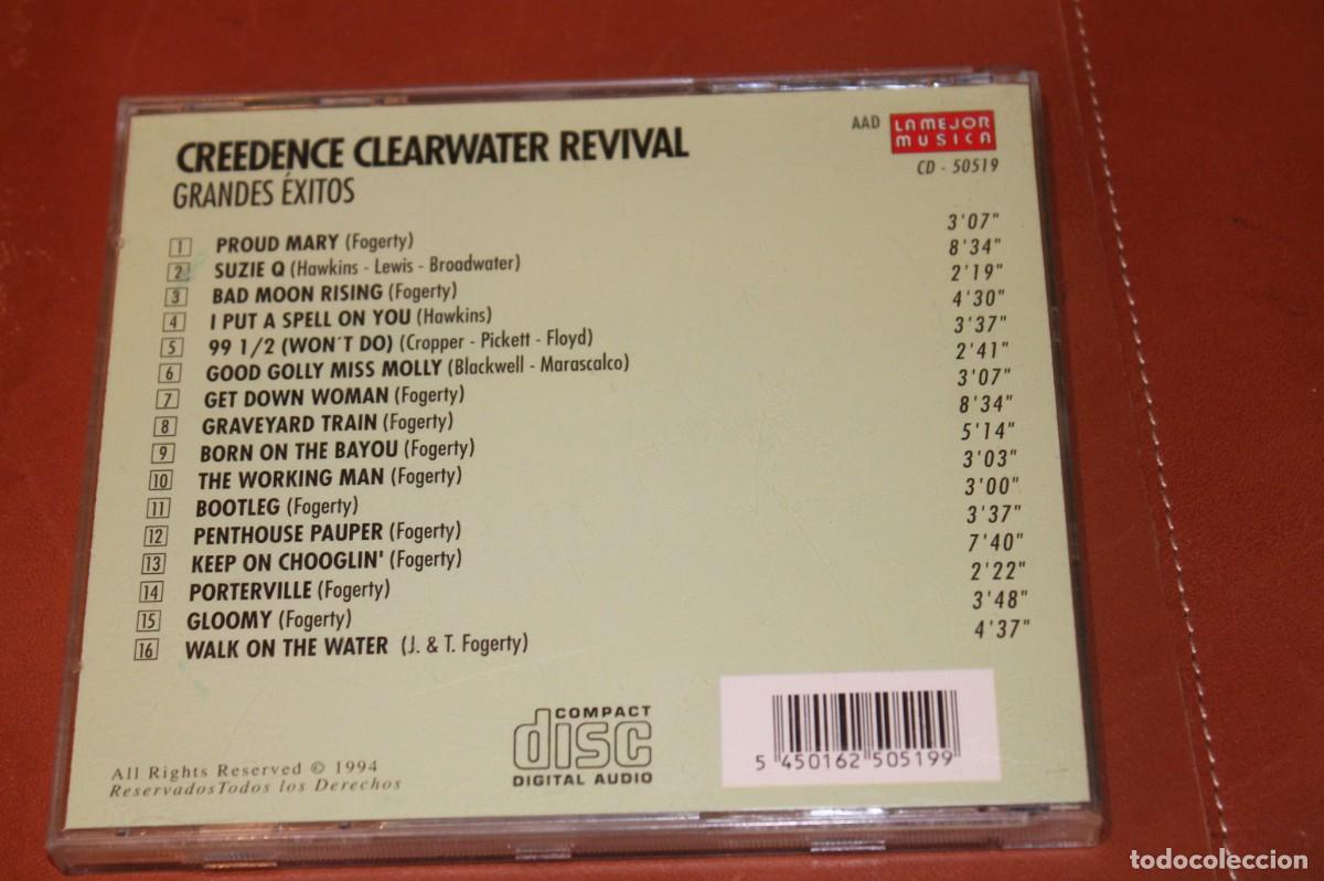 CDs de m&uacute;sica: CREEDENCE CLEARWATER REVIVAL GRANDES EXITOS - Foto 2