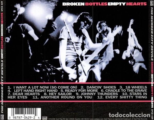 CDs de m&uacute;sica: Murder City Devils &ndash; Empty Bottles Broken Hearts - CD - 1998 - Sub Pop &ndash; SPCD 429 - Foto 2