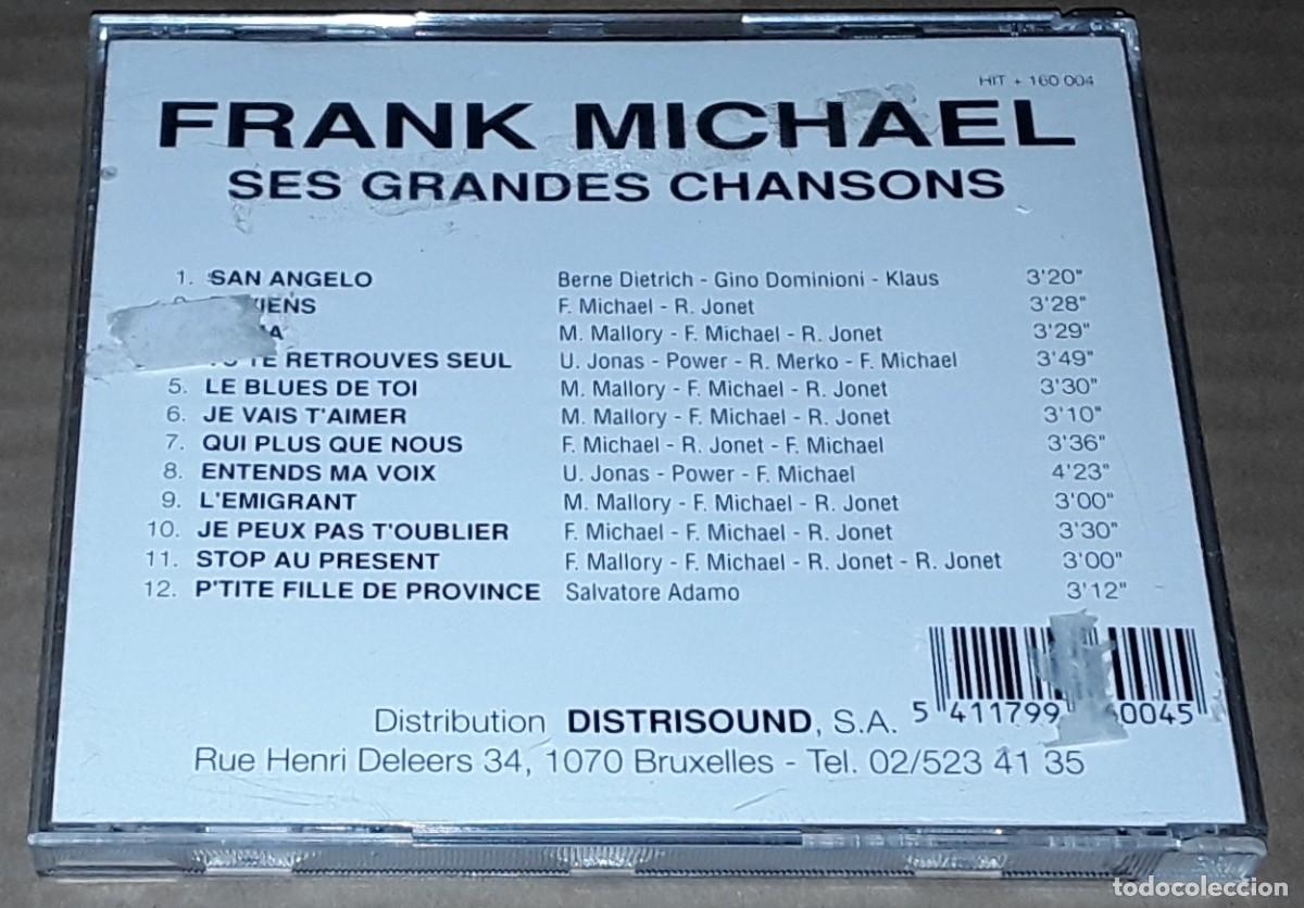 CDs de m&uacute;sica: CD - FRANK MICHAEL - SES GRANDES CHANSONS - Foto 2