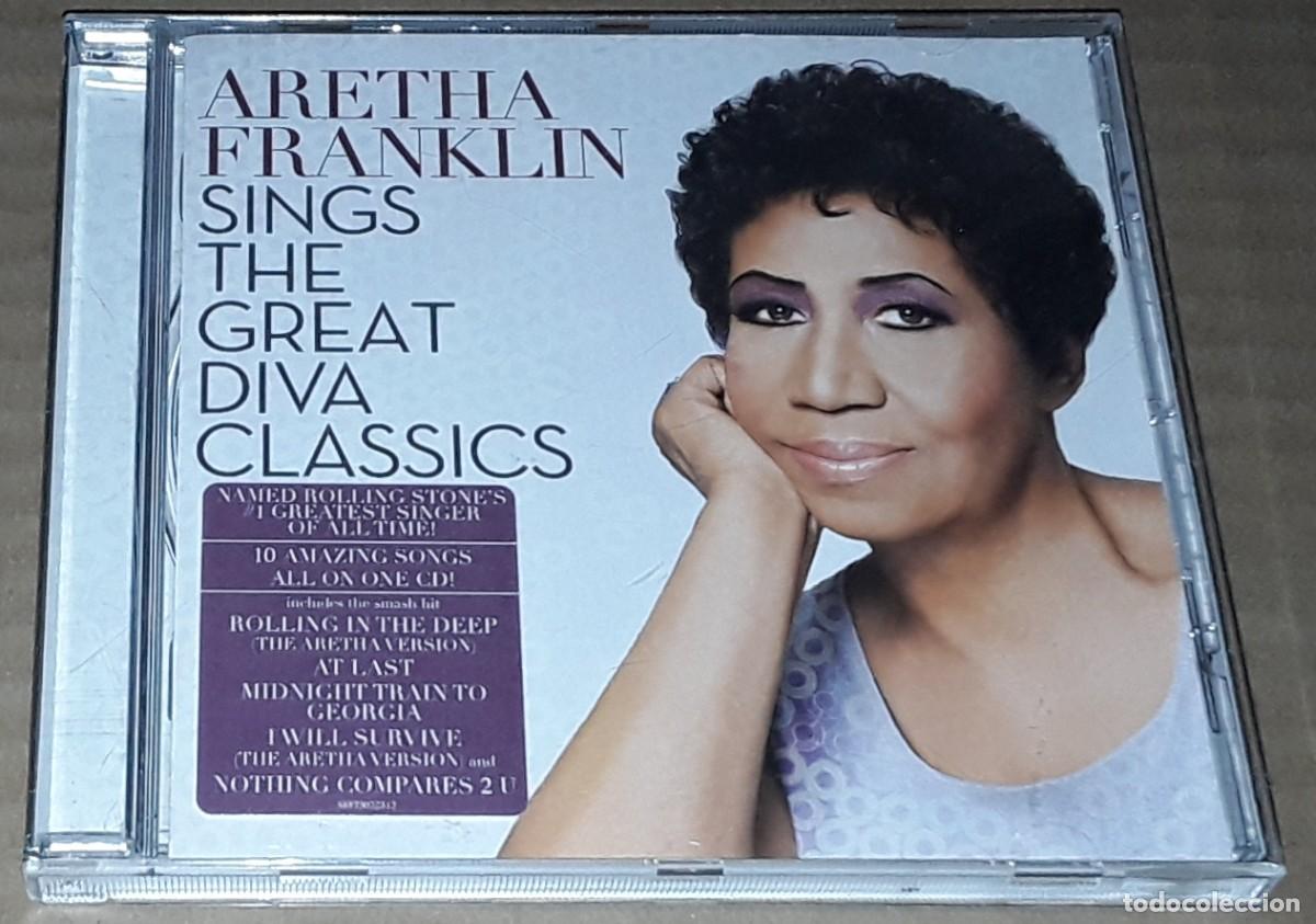 CDs de m&uacute;sica: CD - ARETHA FRANKLIN - SINGS THE GREAT DIVA CLASSICS - Foto 1