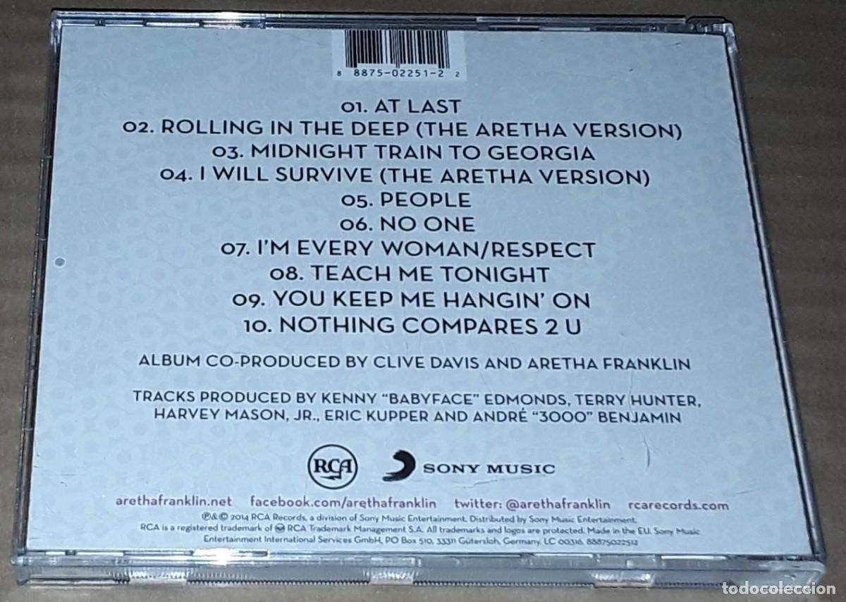 CDs de m&uacute;sica: CD - ARETHA FRANKLIN - SINGS THE GREAT DIVA CLASSICS - Foto 2