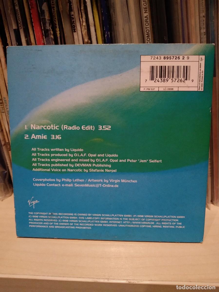 CDs de m&uacute;sica: L&iacute;quido-Narcotic-Cd Single Promo- - Foto 2