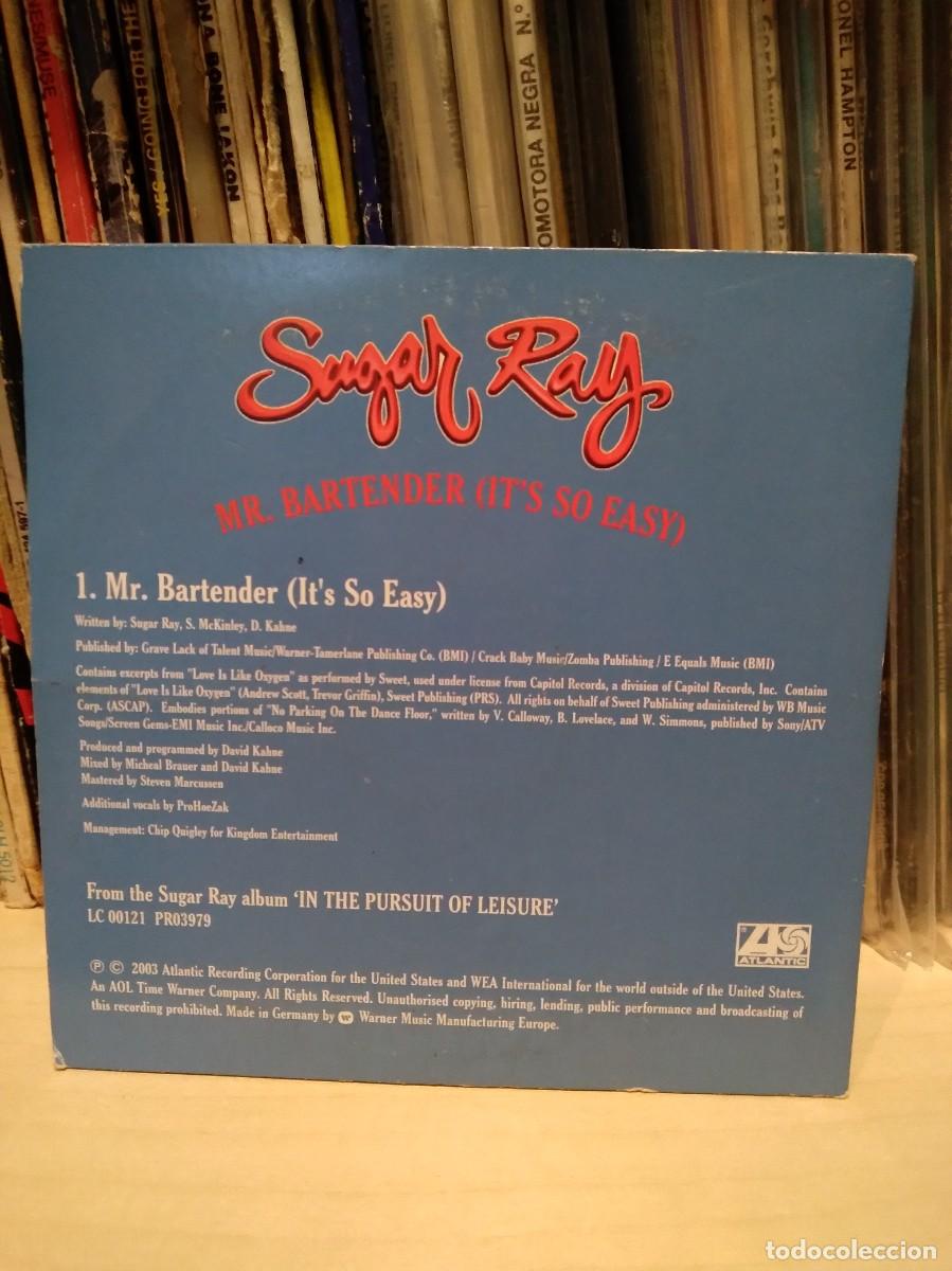 CDs de m&uacute;sica: Sugar Ray-Mr. Bartender (it so easy)-CD Single Promo- - Foto 2