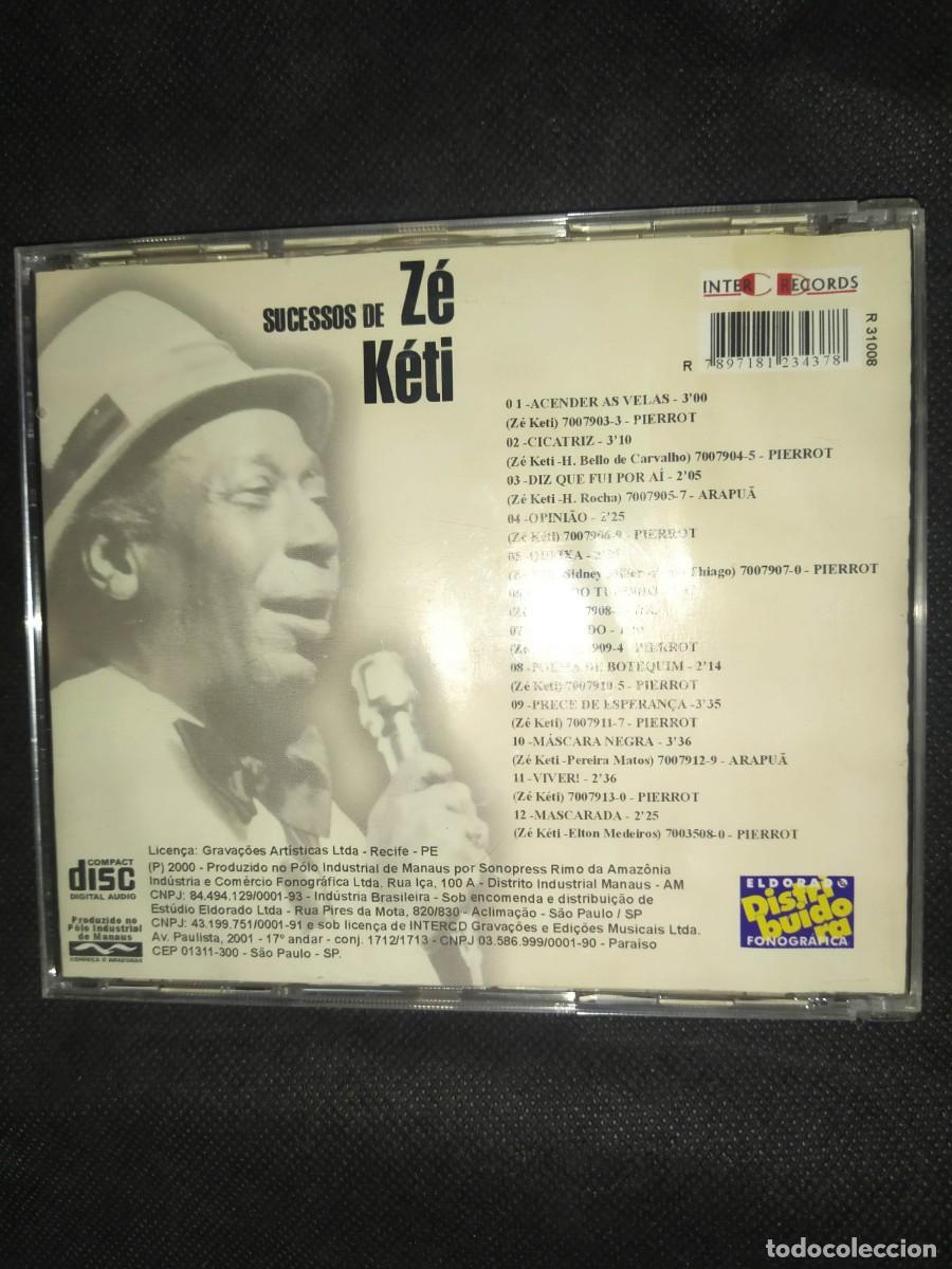 CDs de m&uacute;sica: Sucessos De Z&eacute; K&eacute;ti CD SAMBA - Foto 3