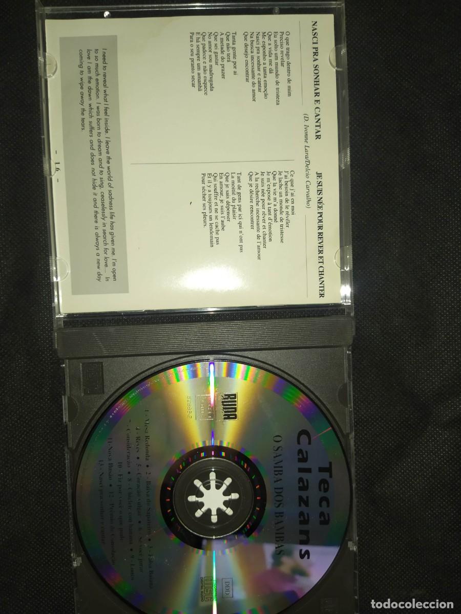 CDs de m&uacute;sica: Teca Calazans &ndash; O Samba Dos Bambas CD MPB - Foto 2