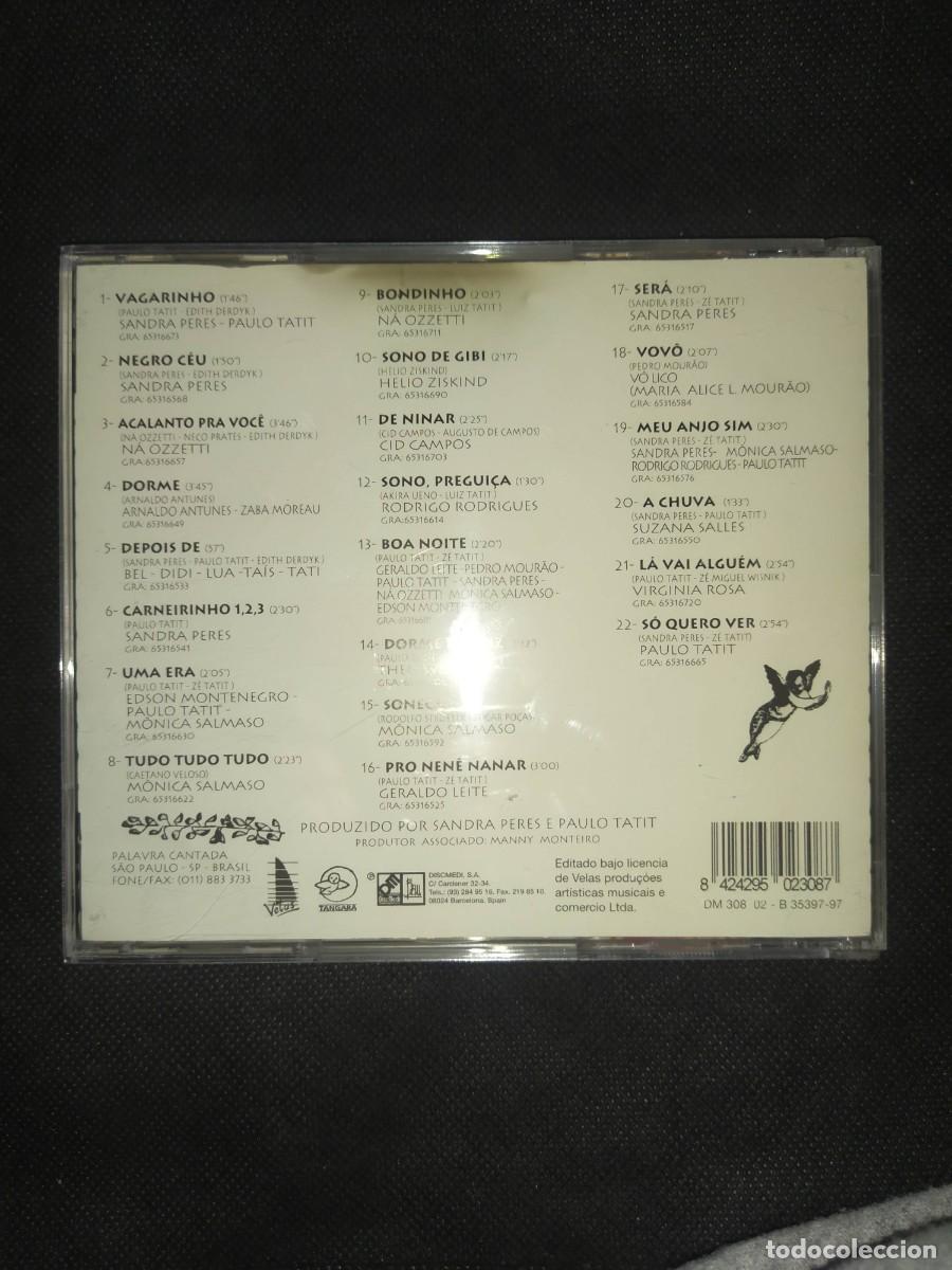 CDs de m&uacute;sica: Palavra Cantada &lrm;&ndash; Can&ccedil;&otilde;es De Ninar CD - Foto 3