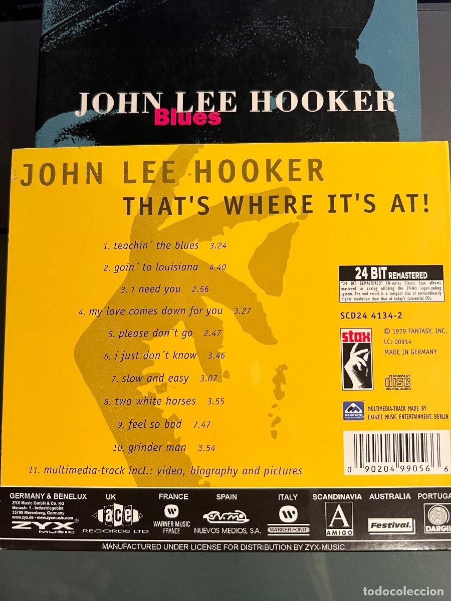 CDs de m&uacute;sica: Lote JOHN LEE HOOKER. 4 cd&acute;s y libro. Blues. - Foto 8