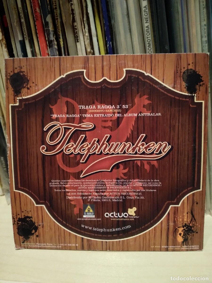 CDs de m&uacute;sica: Telephunken-Traga Ragga-Cd Single Promo- - Foto 2