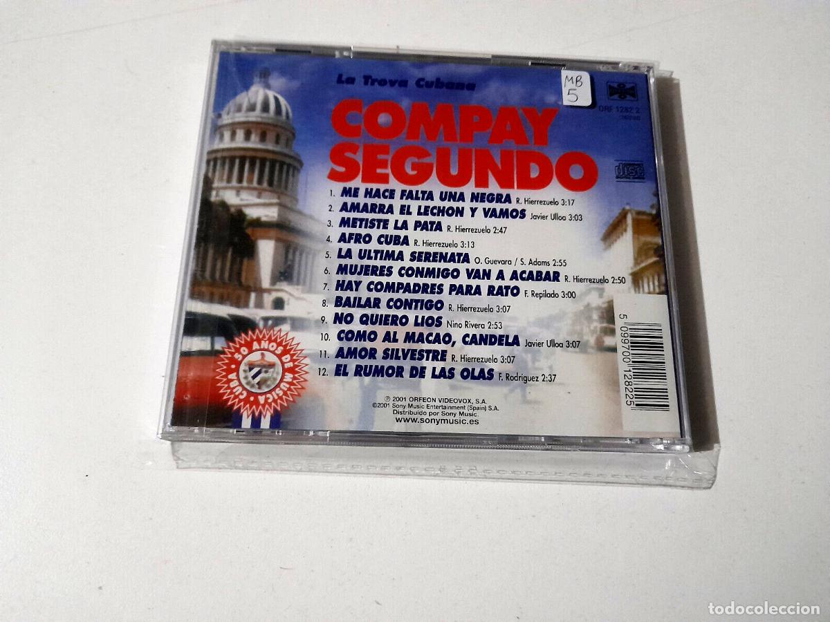 CDs de m&uacute;sica: COMPAY SEGUNDO &rdquo;LA TREVA CUBANA&rdquo; CD 12 TRACKS - Foto 2
