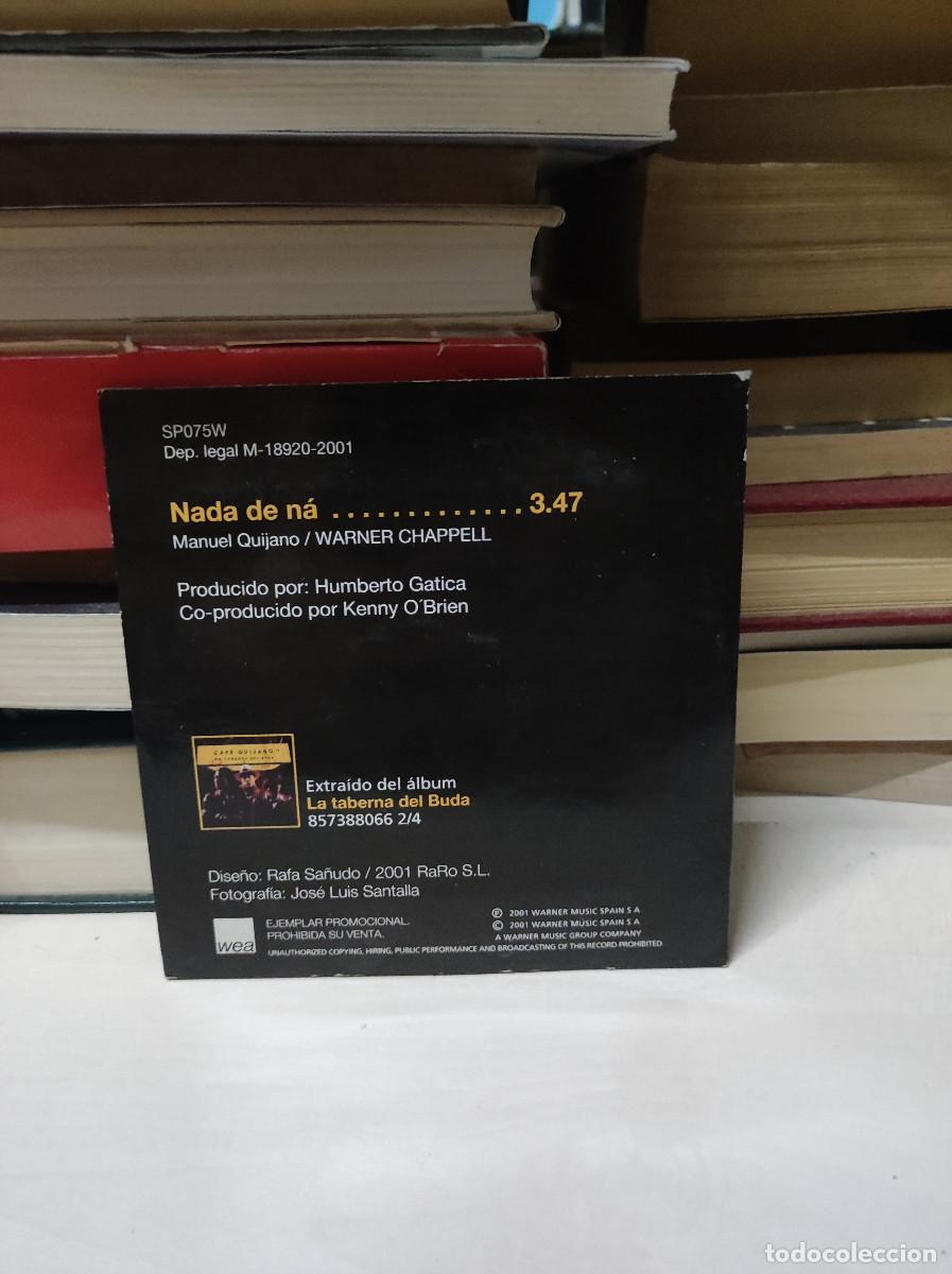 CDs de m&uacute;sica: Caf&eacute; Quijano &ndash; Nada De N&aacute; - Foto 2