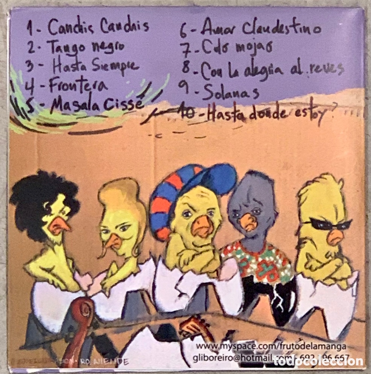 CDs de m&uacute;sica: CD. Fruto de la Manga. - Foto 2