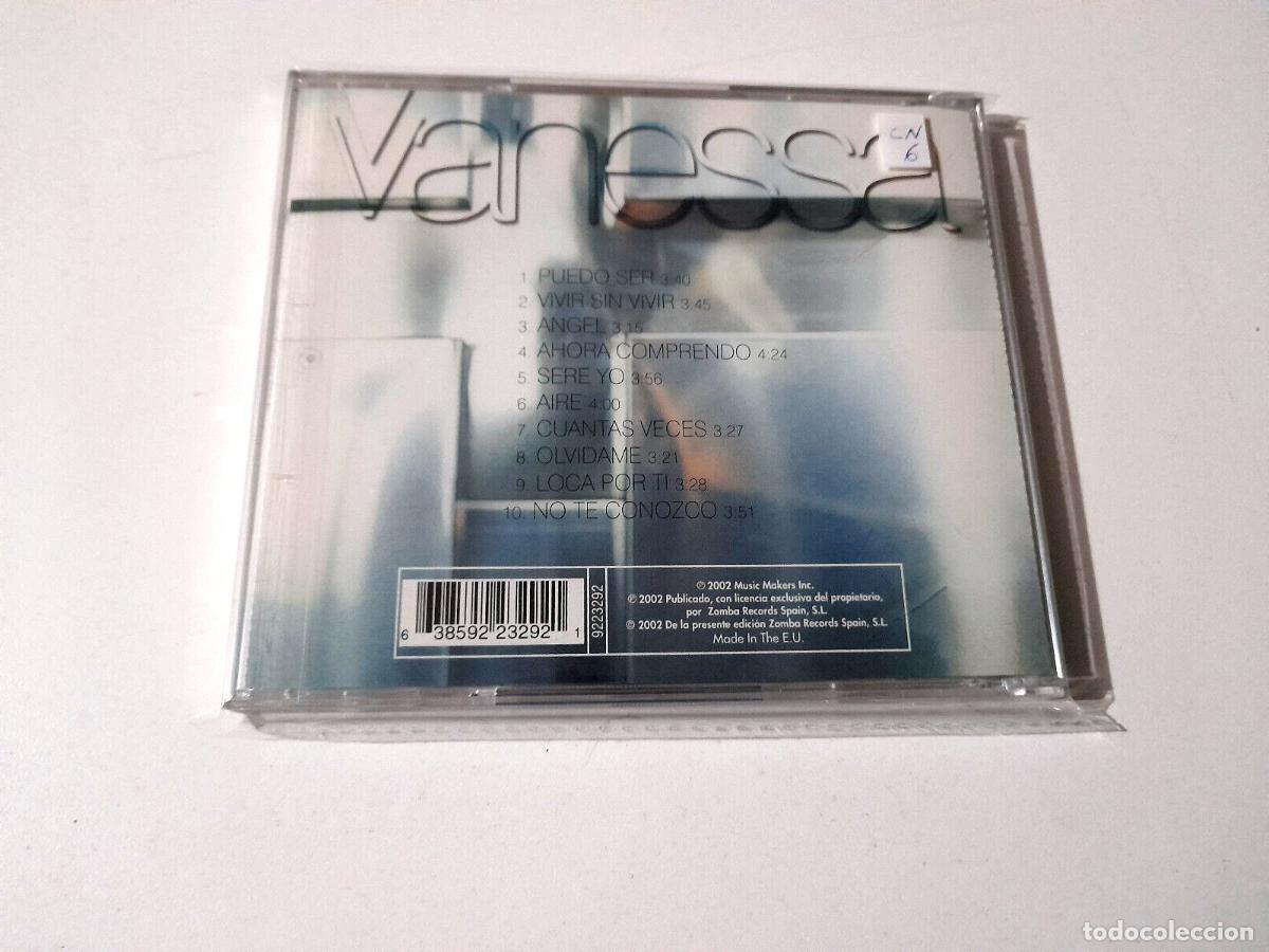 CDs de m&uacute;sica: VANESSA &rdquo;VANESSA&rdquo; CD 10 TRACKS COMO NUEVO - Foto 2