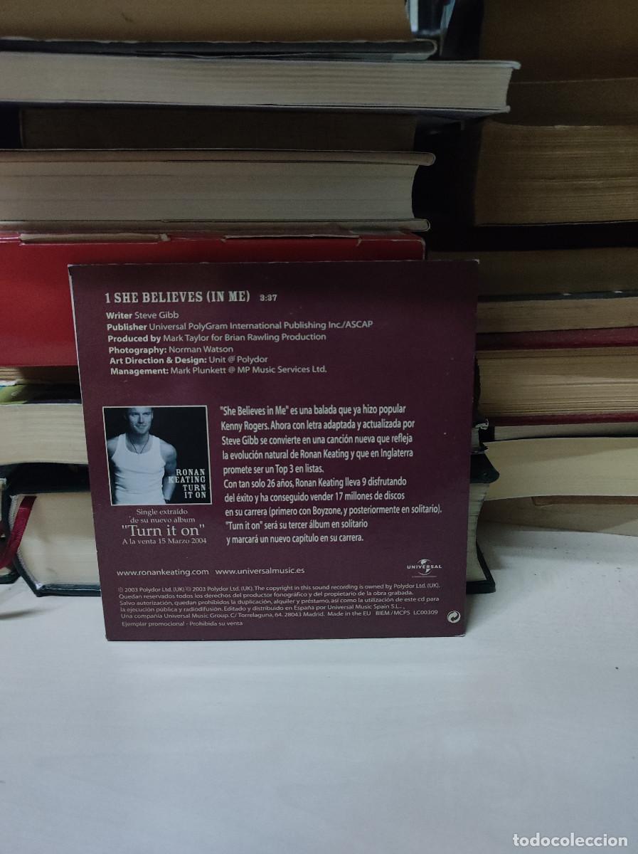 CDs de m&uacute;sica: Ronan Keating &ndash; She Believes (In Me) - Foto 2