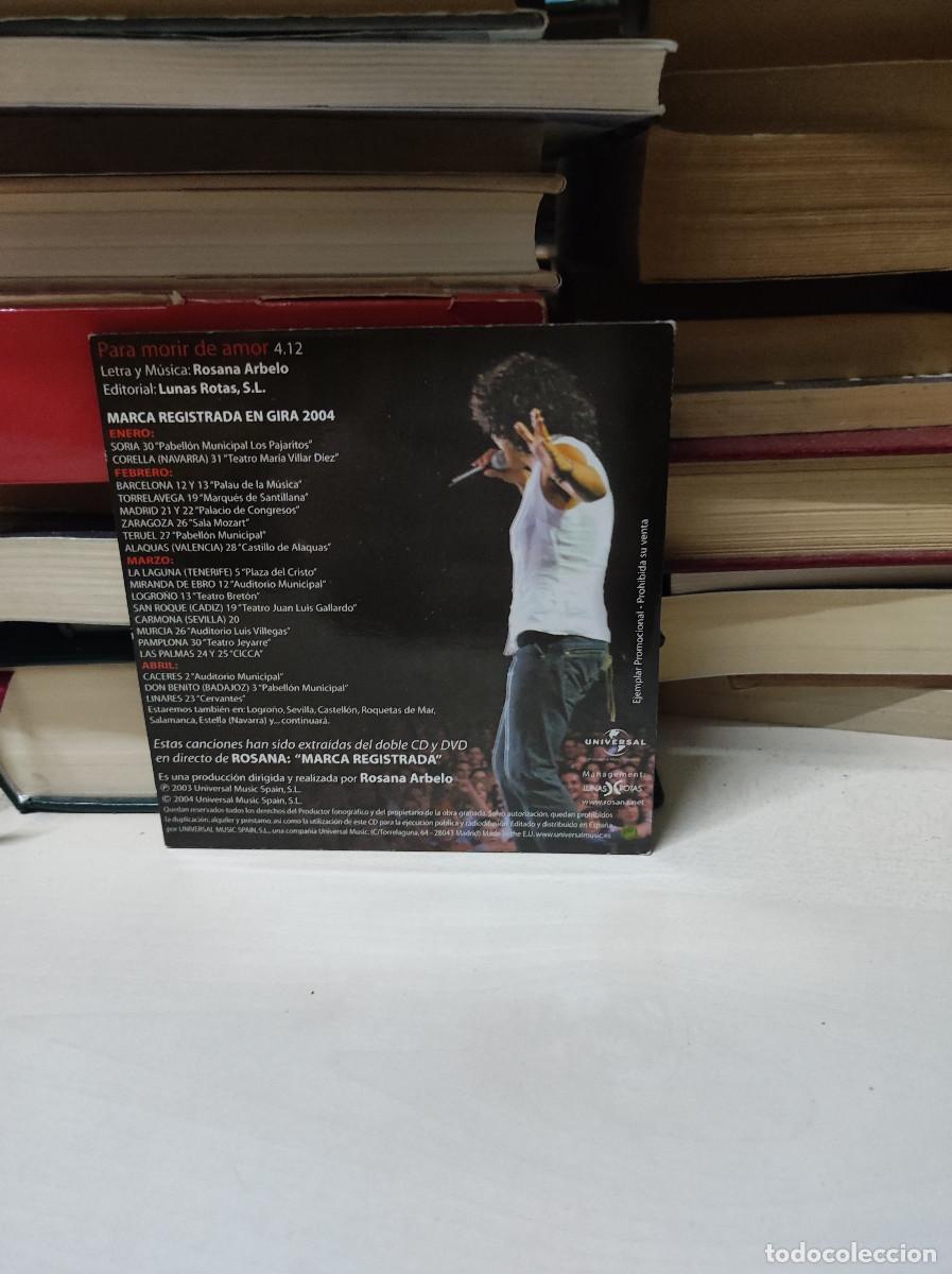 CDs de m&uacute;sica: Rosana &ndash; Para Morir De Amor - Foto 2
