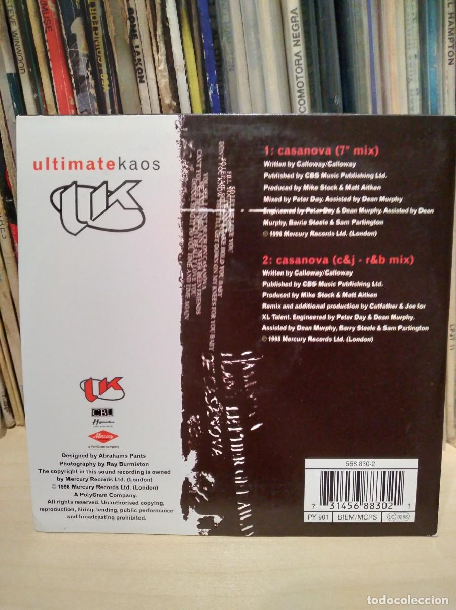 CDs de m&uacute;sica: Ult&iacute;mate Kaos-Casanova-Cd Single- - Foto 2