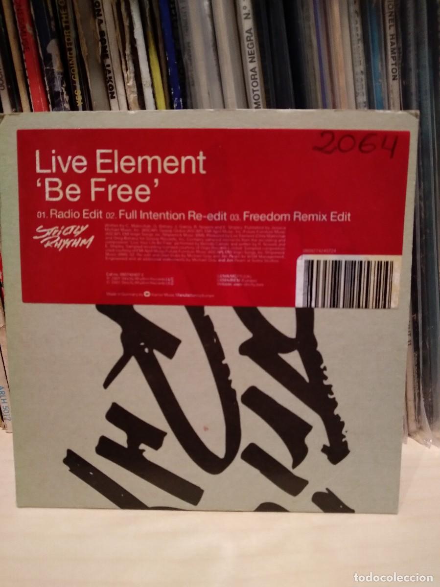 CDs de m&uacute;sica: Live Element-Be Free-Cd Maxi Single- - Foto 1