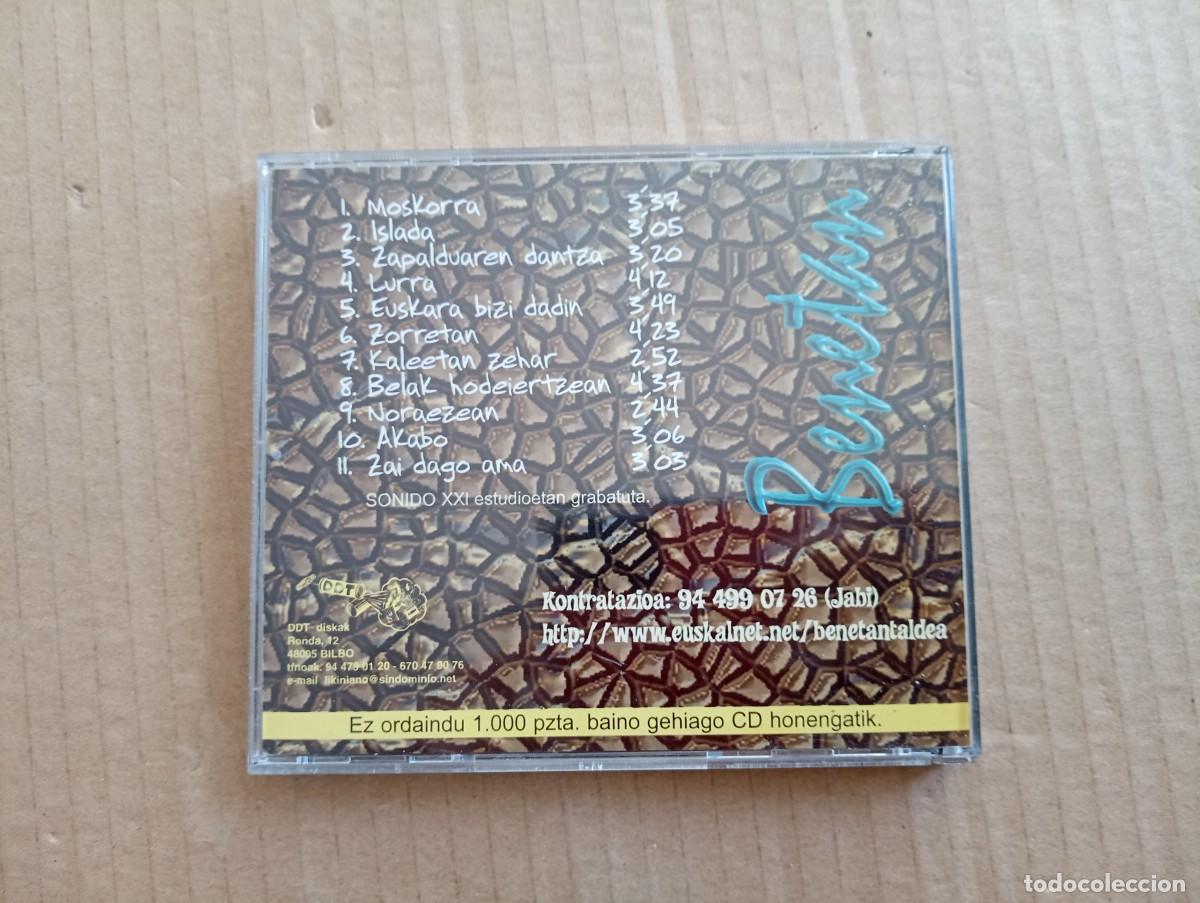 CDs de m&uacute;sica: BENETAN - AHO ZABALIK CD - Foto 3