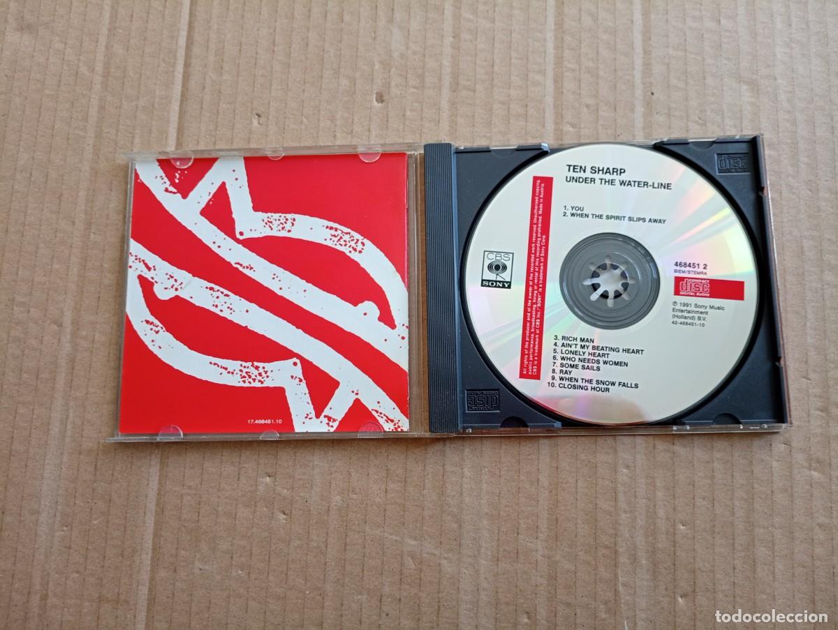 CDs de m&uacute;sica: TEN SHARP - UNDER THE WATER LINE CD 1991 - Foto 2