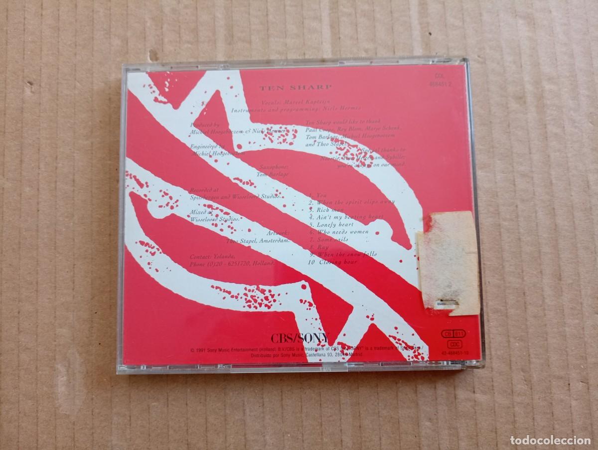 CDs de m&uacute;sica: TEN SHARP - UNDER THE WATER LINE CD 1991 - Foto 3