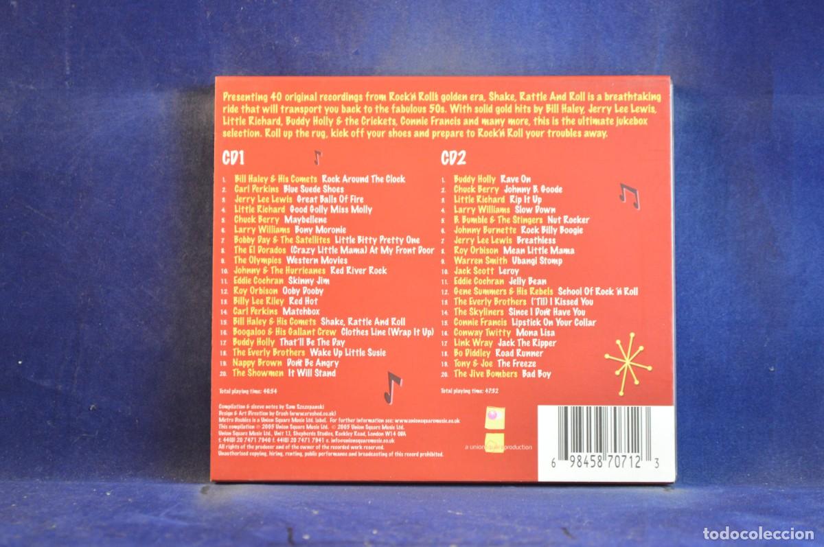 CDs de m&uacute;sica: VARIOUS &ndash; SHAKE, RATTLE & ROLL - 2 CD - Foto 2