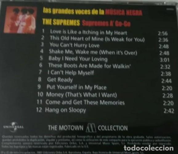 CDs de m&uacute;sica: CD. A GO GO - THE SUPREMES - - Foto 2