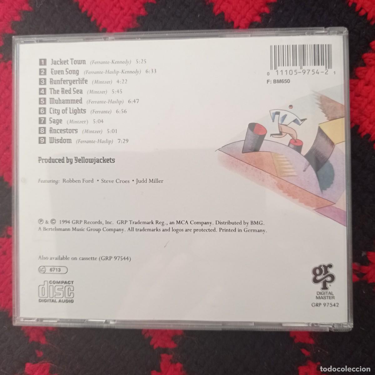 CDs de m&uacute;sica: YELLOW JACKETS: RUN FOR YOUR LIFE (CD) - Foto 2