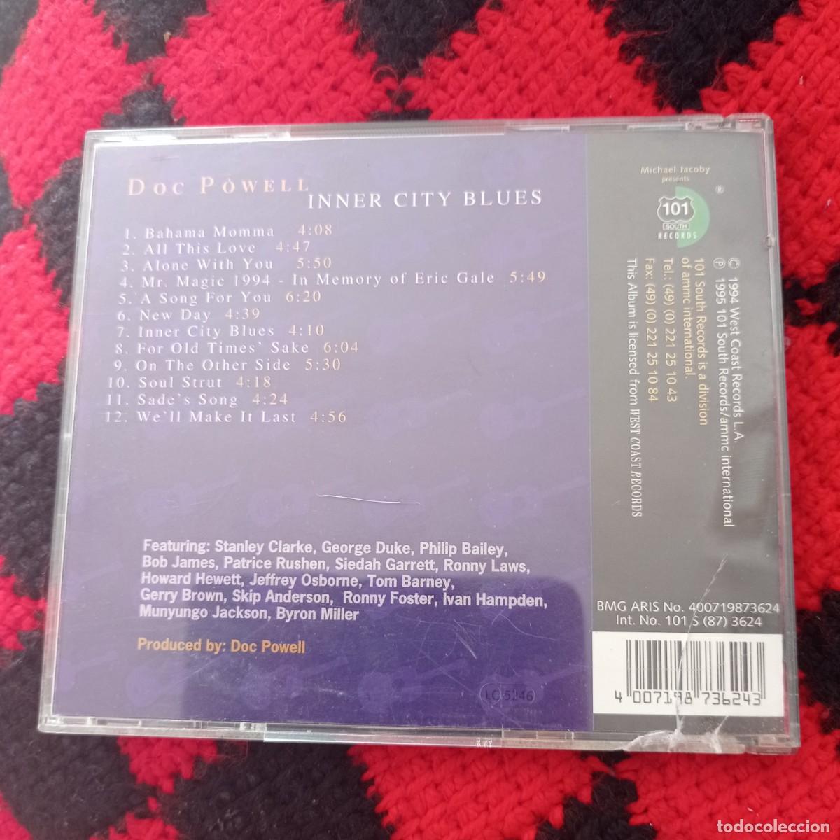 CDs de m&uacute;sica: DOC POWELL: INNER CITY BLUES (CD) - Foto 2