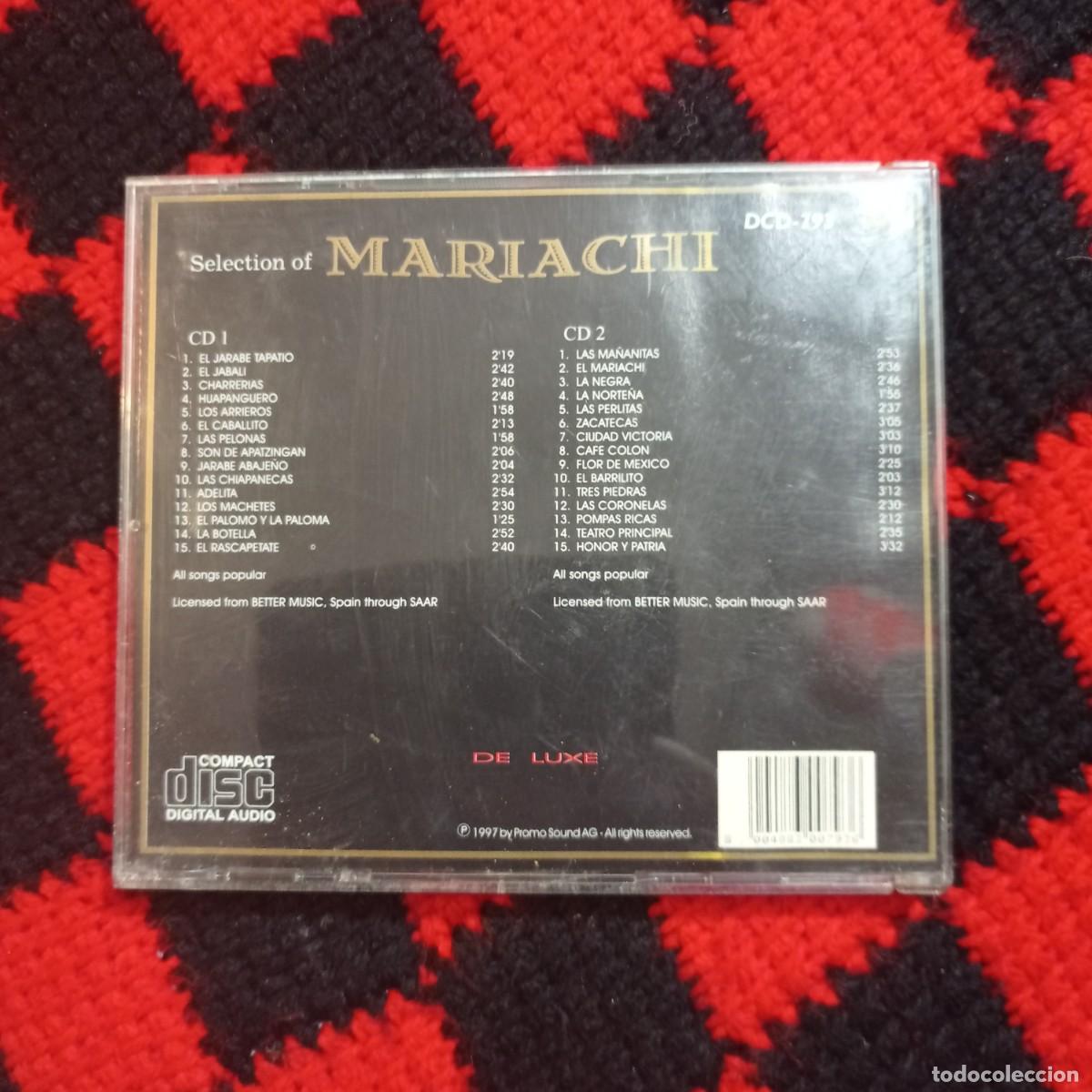 CDs de m&uacute;sica: SELECTION OF MARIACHI (2 CD) - Foto 2