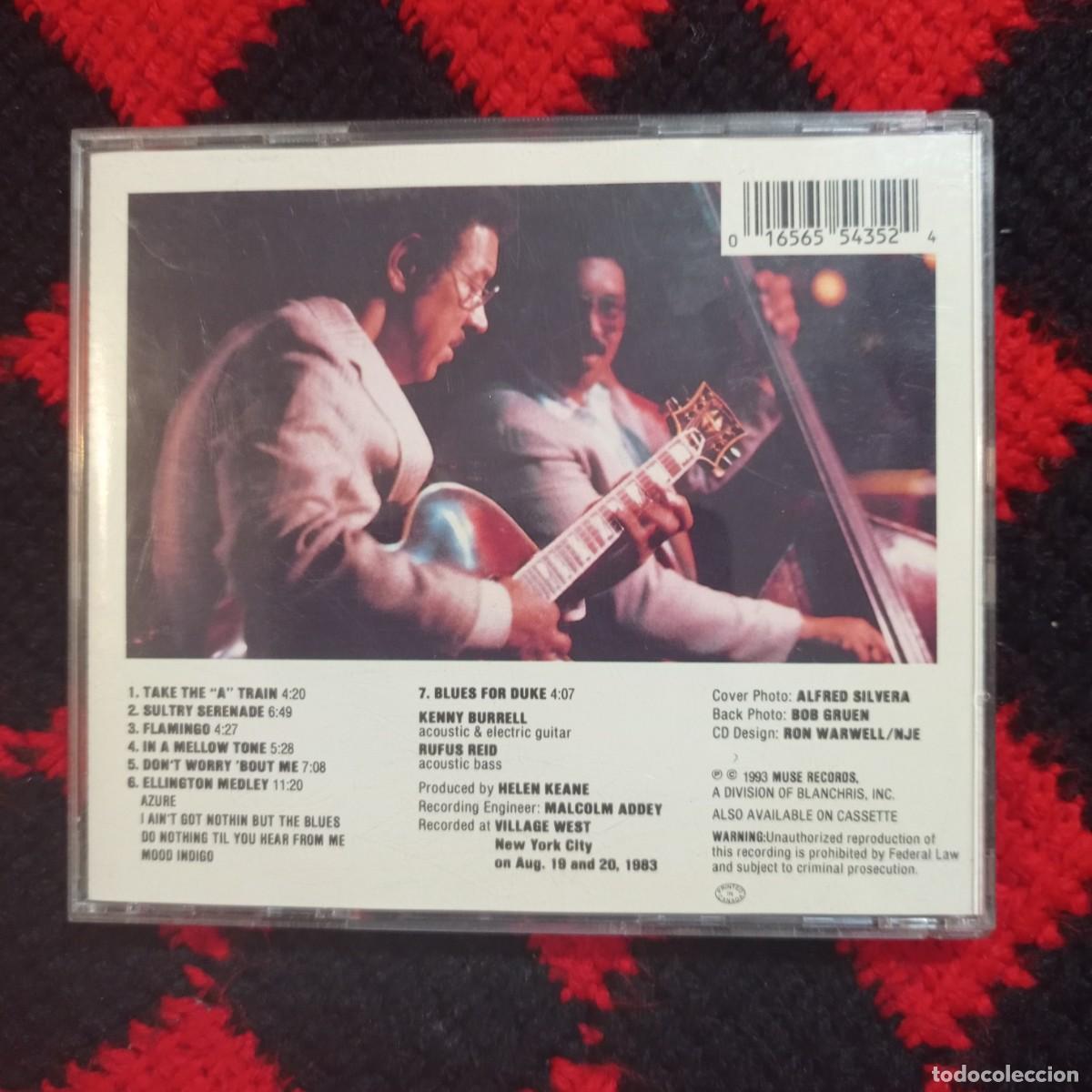 CDs de m&uacute;sica: KENNY BURRELL: ELLINGTON A LA CARTE (CD) - Foto 2