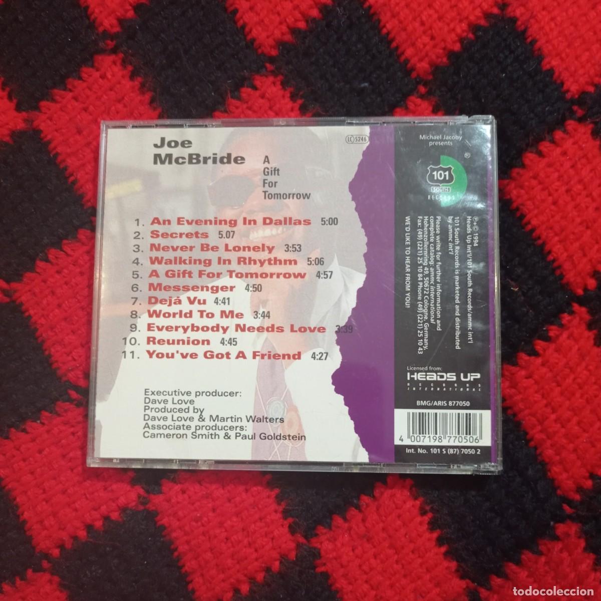 CDs de m&uacute;sica: JOE MCBRIDE: A GIFT FOR TOMORROW (CD) - Foto 2