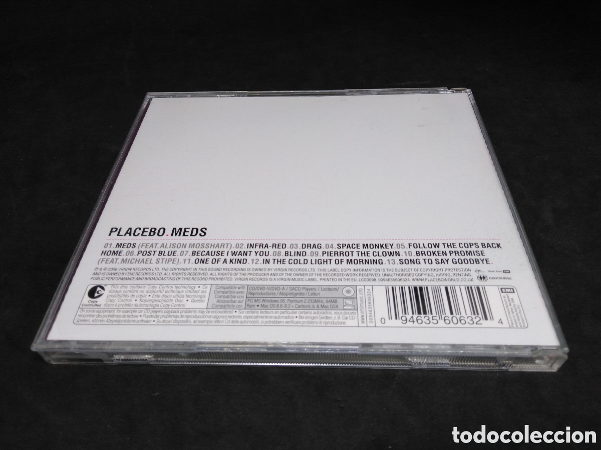 CDs de m&uacute;sica: PLACEBO - MEDS - CD - 2006 - Foto 2