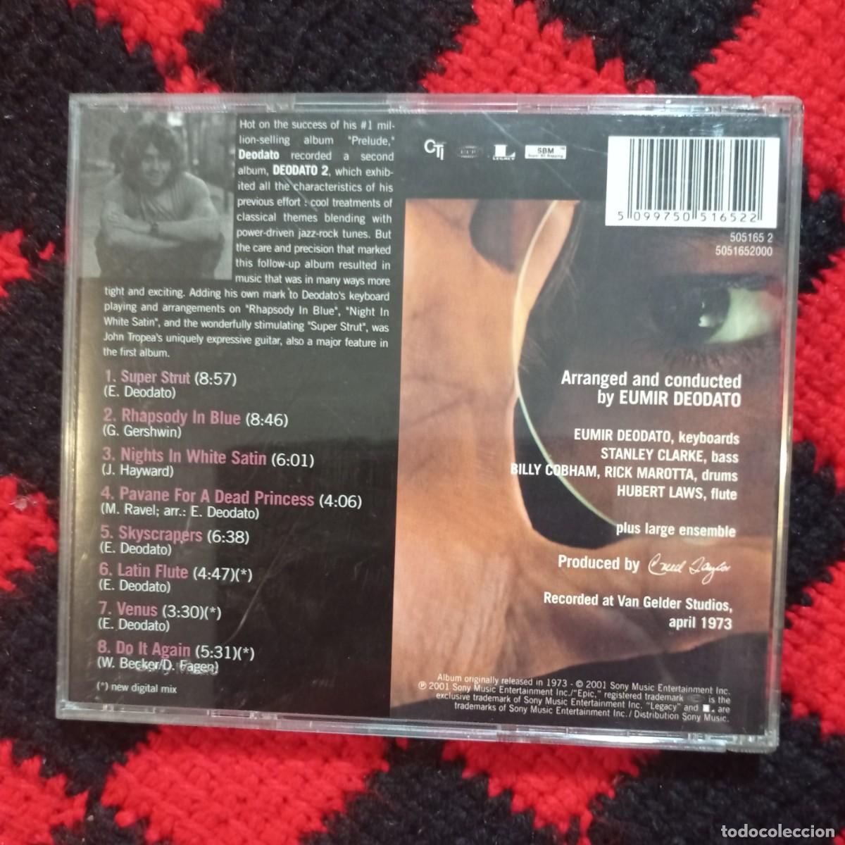 CDs de m&uacute;sica: DEODATO: DEODATO 2 (CD) - Foto 2