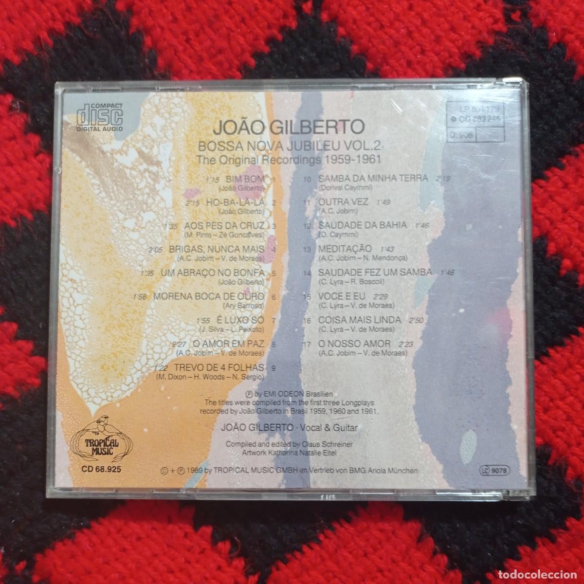 CDs de m&uacute;sica: JOAO GILBERTO: BOSSA NOVA JUBILEU 2 (CD) - Foto 2