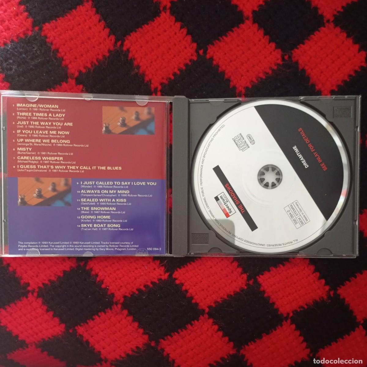 CDs de m&uacute;sica: THE SHADOWS: DREAM TIME (CD) - Foto 3