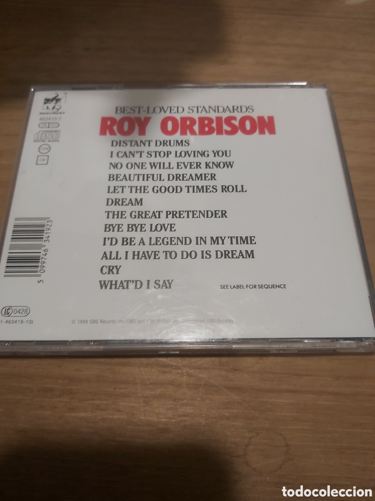 CDs de m&uacute;sica: 1994 Roy orbison la leyenda CD cbs - Foto 4