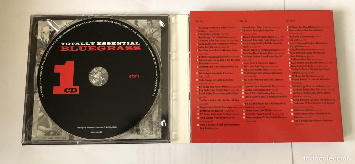CDs de m&uacute;sica: BLUEGRASS. TOTALLY ESSENTIAL. TRIPLE CD. - Foto 3