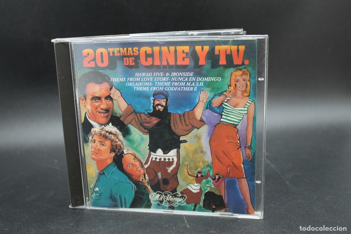 CDs de m&uacute;sica: 20 TEMAS DE CINE Y TV 101 STRINGS CD - Foto 1