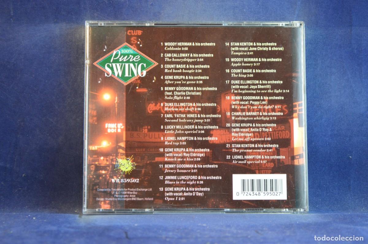 CDs de m&uacute;sica: VARIOUS &ndash; 100% PURE SWING - CD - Foto 2