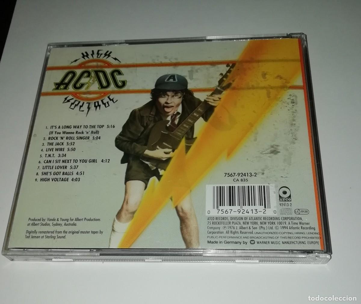 CDs de m&uacute;sica: Cd acdc high voltage 1994 - Foto 2